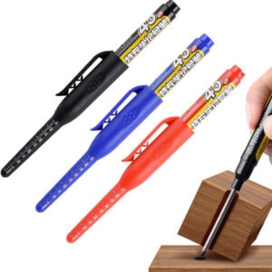 Adjustable marking pens with built-in rulers, ideal for carpentry and construction tasks at SAKR Bui.
