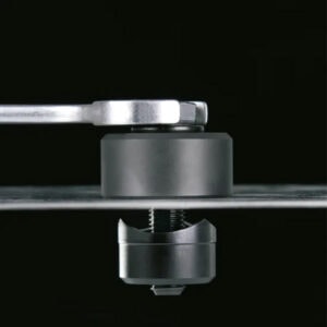 Heavy-duty adjustable clamp for woodworking and metalworking tools by SAKR Building Materials.
