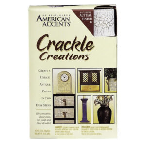American Accents Crackle Creations decorative finish kit for furniture and home decor.