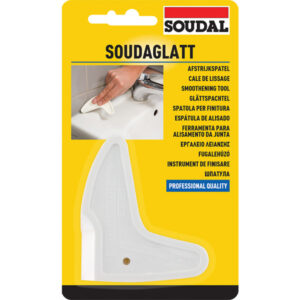 Soudal Soudaglatt smoothing tool for tile finishing, professional quality construction tool.