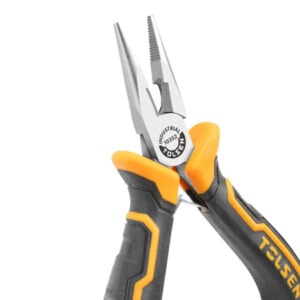 Heavy-duty pliers with ergonomic grip, ideal for electrical and construction work, from SAKR Buildin.