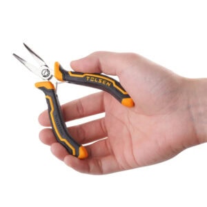 Felsen diagonal cutting pliers, professional hand tool for electrical and construction work, in blac.