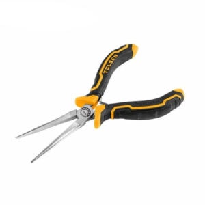 Heavy-duty WESEN needle nose pliers for electrical and construction work, ergonomic grip for precisi.