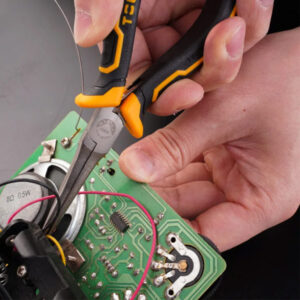 High-quality electrical pliers from SAKR Building Materials, ideal for electronics and wiring tasks.