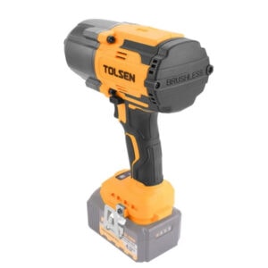 Tolsen cordless brushless impact wrench, power tool for construction and maintenance.