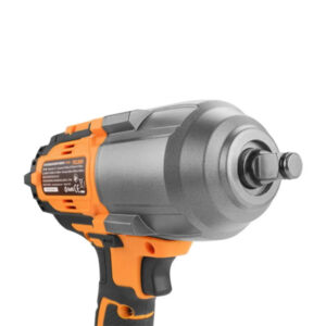 Heavy-duty cordless impact wrench by SAKR Building Materials, power tool for construction and repair.