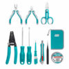 Total TKETS0111 11-Piece Electrician Tools Set with Storage Bag