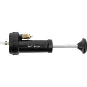 YATO pneumatic grease gun, professional-grade, durable construction for industrial use.