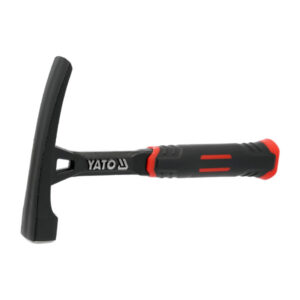 Heavy-duty YATO hammer with ergonomic handle for construction and DIY projects.
