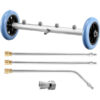 16-Inch Undercarriage Pressure Washer Cleaner with Extension Wands & Garden Hose Adapter