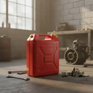 Jadever Plastic Drum 20L with Lid – Red (JDQY2320)
