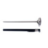 SAKR Building Materials stainless steel and black metal tool for construction or plumbing tasks.