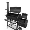 SAKR Building Materials charcoal BBQ grill with smoker, durable outdoor cooking equipment.