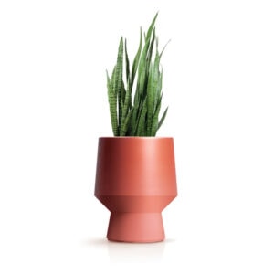 Heos Flowerpot by Prosperplast, durable plastic plant container for indoor and outdoor use.