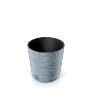 Prosperplast DFR250 Furu round flowerpot, durable plastic planter for indoor and outdoor use.
