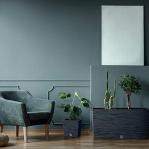 Prosperplast DFS240 flowerpot by SAKR Building Materials, ideal for modern interior and exterior dec.