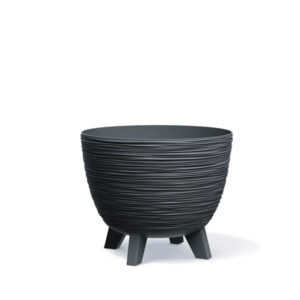 Prosperplast DFUR300 Furu flowerpot, durable plastic planter for outdoor and indoor use.
