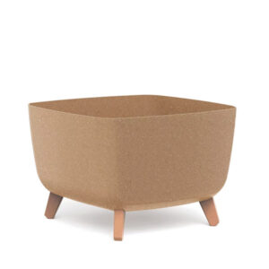 ECO Wood Flowerpot by Prosperplast DQGL400W, durable garden planter from SAKR Building Materials.