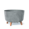 Prosperplast DGRL400E Gracia Beton Effect Flowerpot, ideal for stylish garden decor.