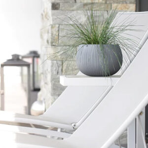Prosperplast DKB290 concrete flowerpot for outdoor and indoor use.