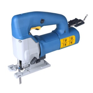 SAKR Building Materials power tools, DongCheng DMQ85S jigsaw with 580W motor, variable speed control.