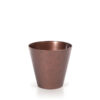 SAKR Building Materials Corten flowerpot, round design, durable garden planter.