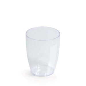 Prosperplast DUOW160T Coubi Orchid Flowerpot in Green Gleam, ideal for elegant plant displays.