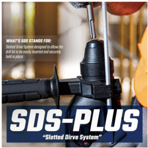SDS-Plus Rotary Hammer by DongCheng, 800W power, model DZC05-26B, ideal for heavy-duty drilling task.