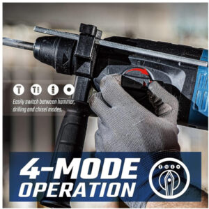 SAKR SDS-Plus Rotary Hammer 800W with multiple drilling modes for versatile construction tasks.