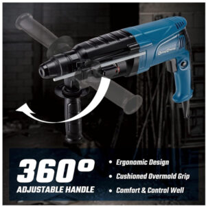 SDS-Plus Rotary Hammer 800W by DongCheng DZC05-26B, ideal for heavy-duty drilling tasks.