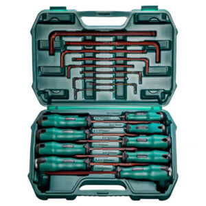 Multi-Function Magnetic Screwdriver & Hex Key Set (S2 Alloy Steel)