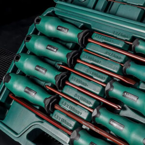 Multi-Function Magnetic Screwdriver & Hex Key Set (S2 Alloy Steel)