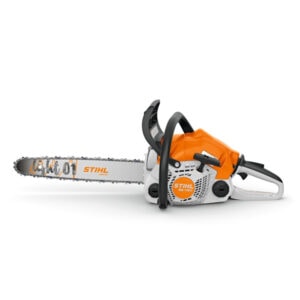 Stihl MS 172 gasoline chainsaw for professional and DIY tree cutting. Compact, powerful, ideal for f.