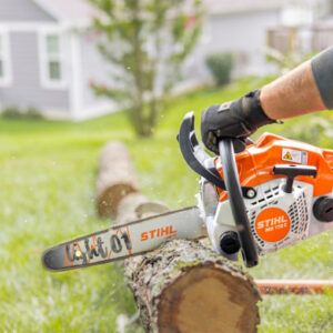 Stihl MS 172 gasoline chainsaw for professional and home use.
