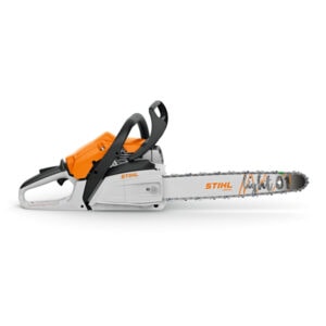 Stihl MS 172 gasoline chainsaw for professional and home use. Compact, powerful, and reliable chains.