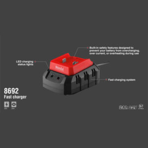 Ronix 8692 Fast Charger 22V 2A – Li-ion Battery Charger for 86 Series Tools