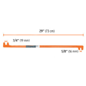Truper 19800 Double-Handle Rod Bender – 29" Steel Tool for 1/2" & 5/8" Rods