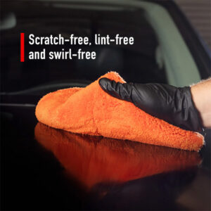 Maxshine 1064040O 1000GSM Little Orange Drying Microfiber Towel – Ultra Absorbent Drying Cloth