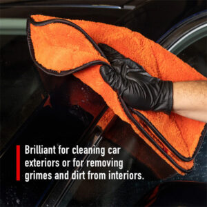 Maxshine 1064040O 1000GSM Little Orange Drying Microfiber Towel – Ultra Absorbent Drying Cloth