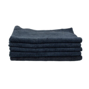 Maxshine 1104040B 330GSM Microfiber All Purpose Towels – Low Pile Detailing Cloths (5 Pack)