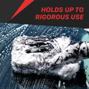 Waterproof construction glove with durable material for rigorous use.