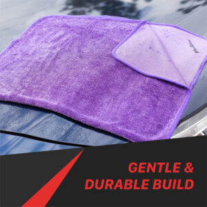 Maxshine 1186090P 600GSM Single Twisted Loop Drying Towel – Ultra Absorbent Car Care Microfiber Towel