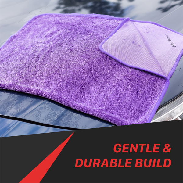 Maxshine 1186090P 600GSM Single Twisted Loop Drying Towel – Ultra Absorbent Car Care Microfiber Towel
