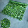 Green Perilla Leaf Artificial Hedge Privacy Screen 1×3m – UV-Resistant Faux Leaf Fence