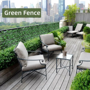 Artificial Hedge Privacy Screen Fence Panel 1×3m – UV-Resistant Green Wall