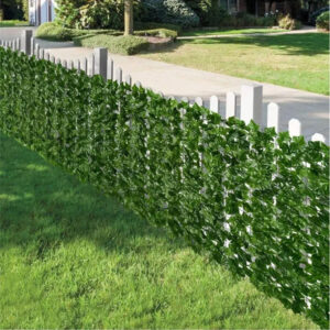 Artificial Hedge Privacy Screen Fence Panel 1×3m – UV-Resistant Green Wall
