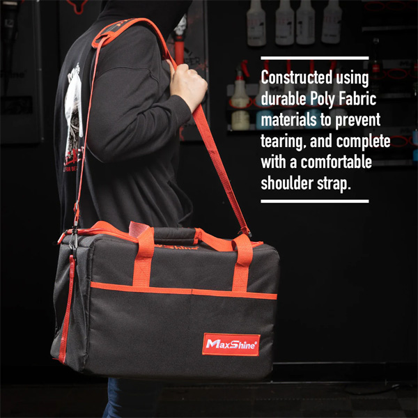 Maxshine 6012001 Deluxe Detailing Tool Bag – 600D Oxford Fabric Storage Organizer