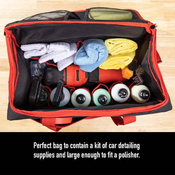 Maxshine 6012001 Deluxe Detailing Tool Bag – 600D Oxford Fabric Storage Organizer