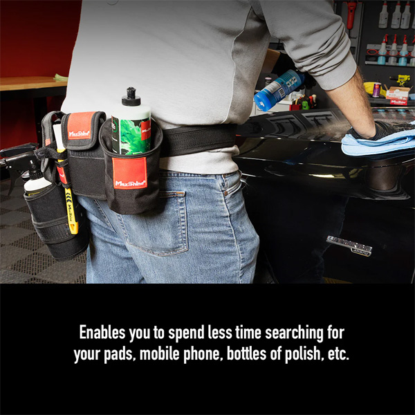 Maxshine 6012002 Detailing Tool Belt – 600D Oxford Fabric