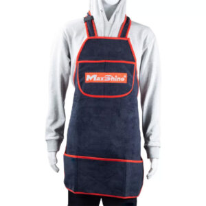 Maxshine 7011001 330GSM Microfiber Detailing Apron – Protective Car Care Work Apron